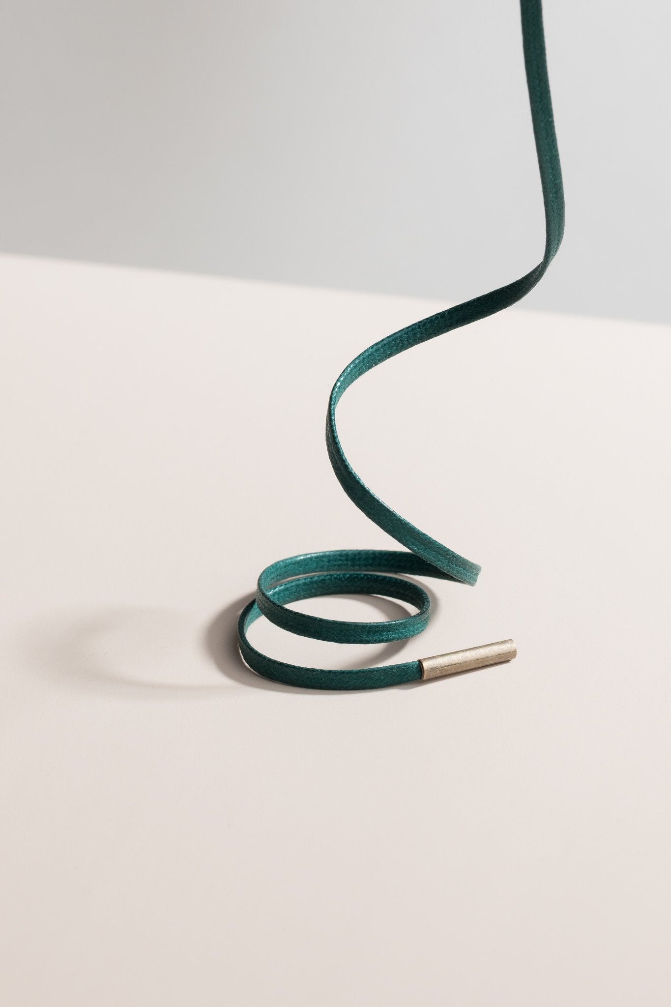 Pine Green - 3mm Flat Waxed Shoelaces