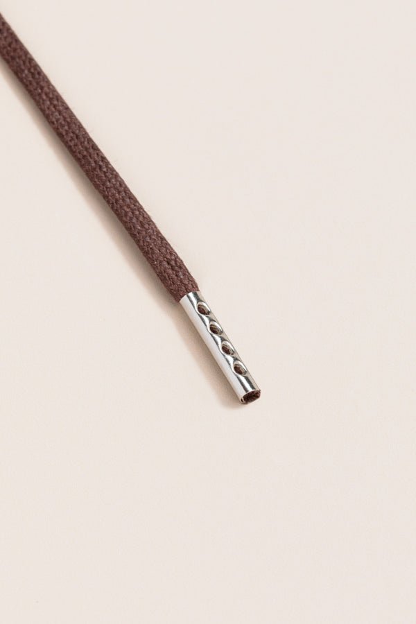 Chocolate Brown - Round Waxed Shoelaces | Senkels