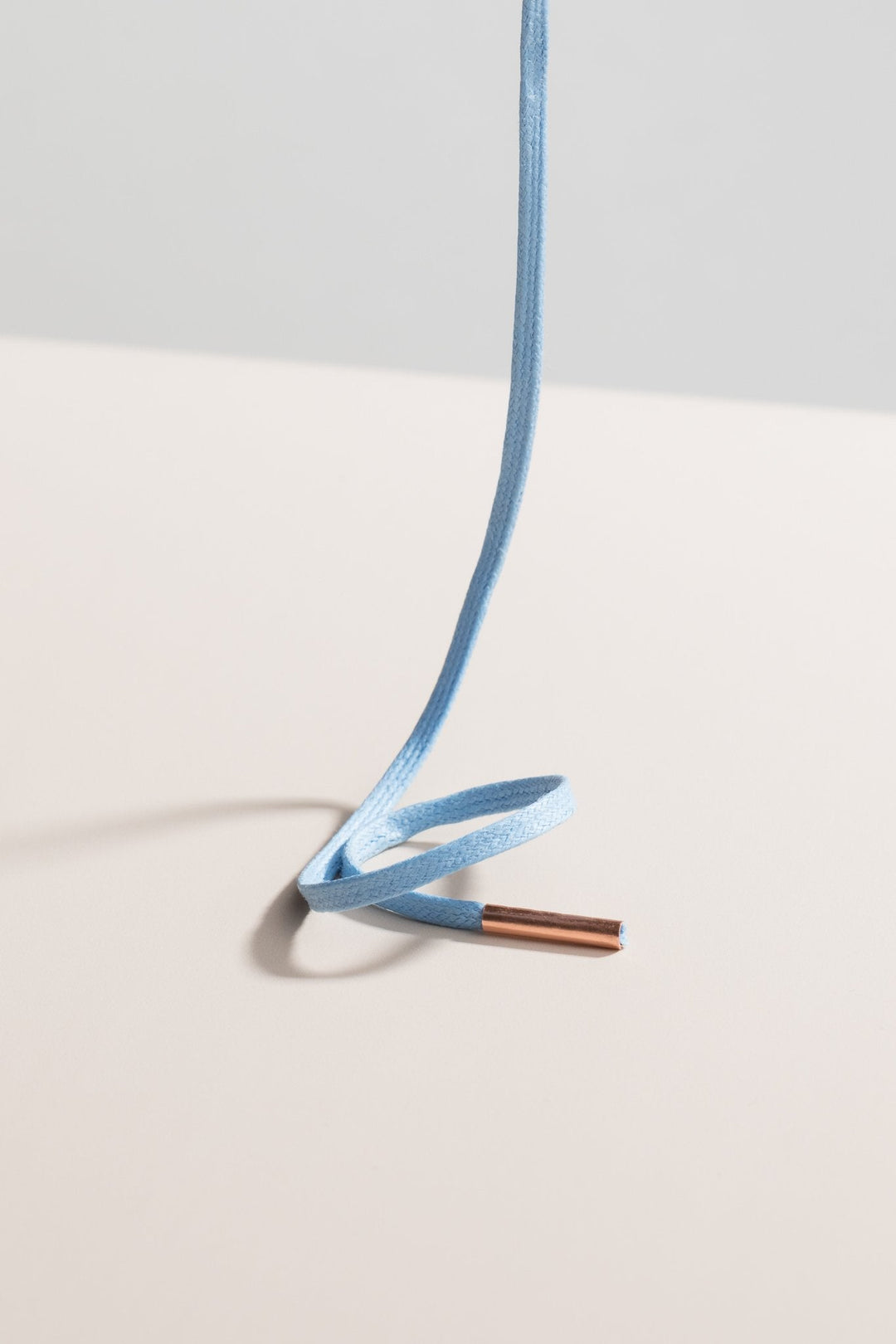 Light Blue - 3mm Flat Waxed Shoelaces
